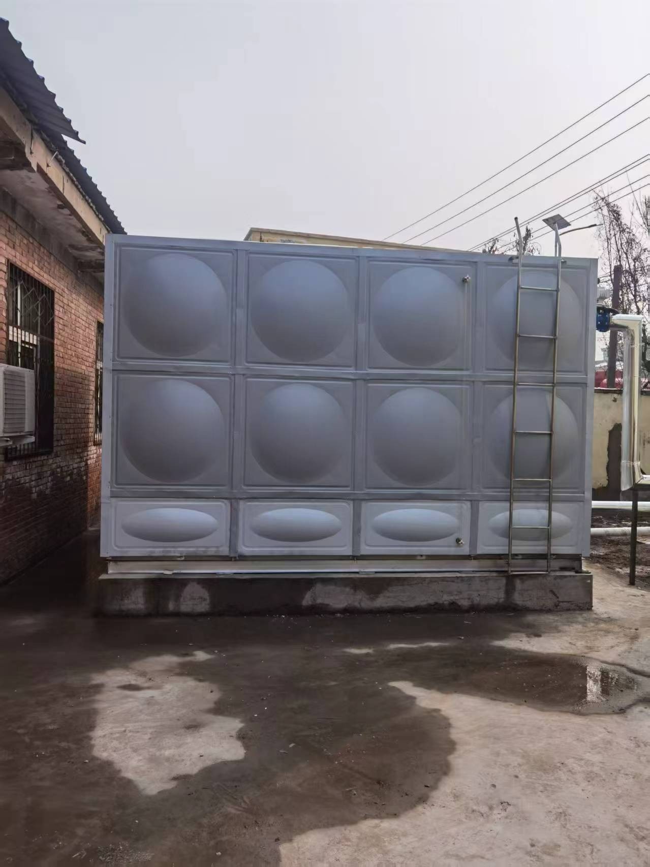 河南某車站保溫水箱供水系統(tǒng)改造完畢開始供水